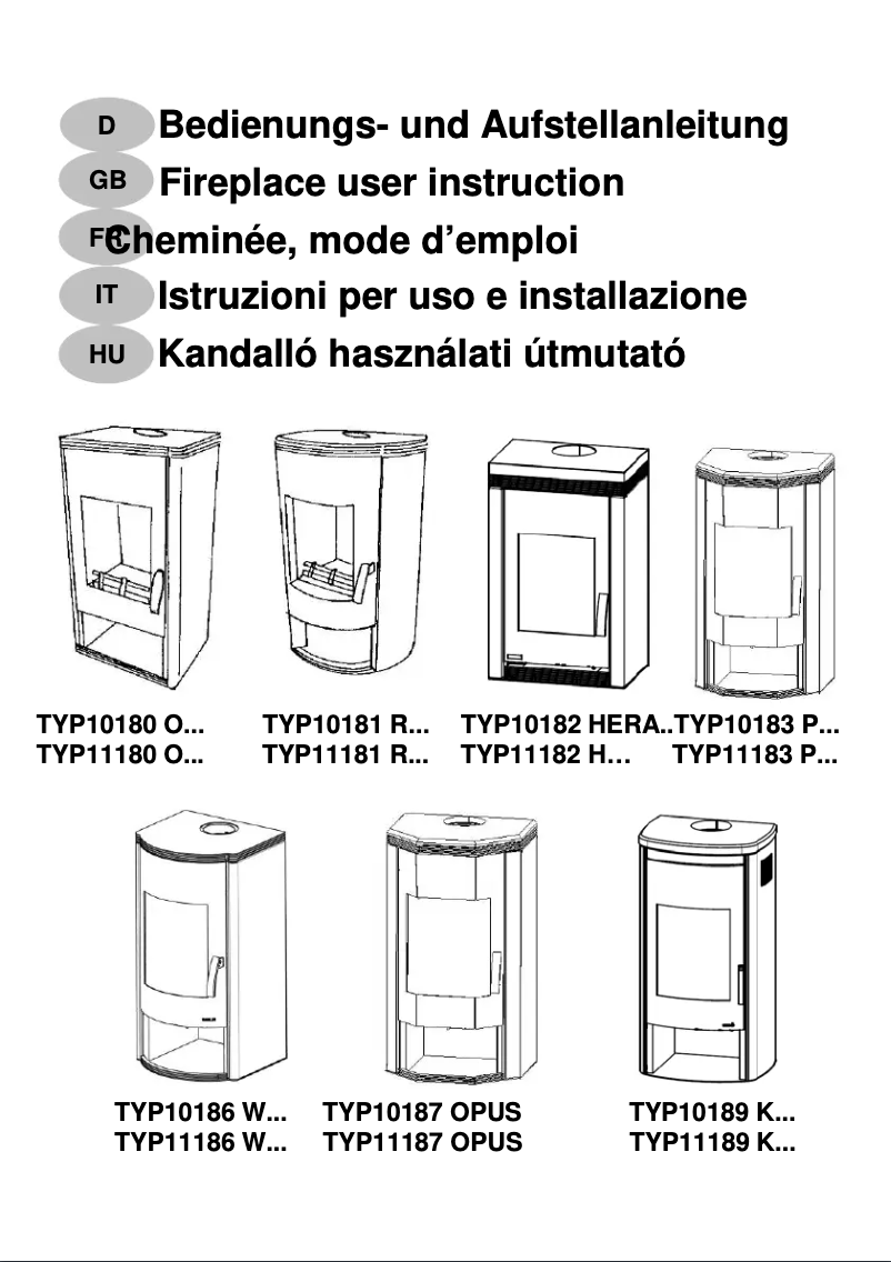 Image de la première page du manuel de l'appareil Yara