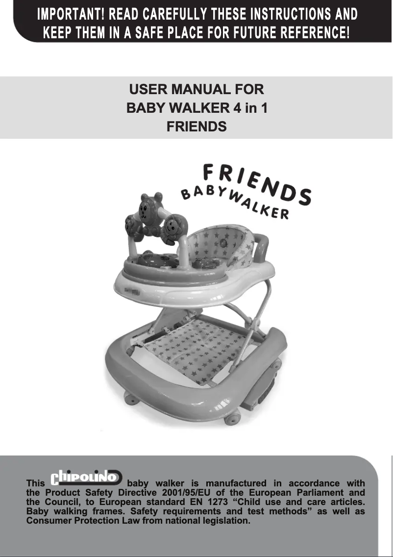 Page 1 de la notice Manuel utilisateur Chipolino Friends