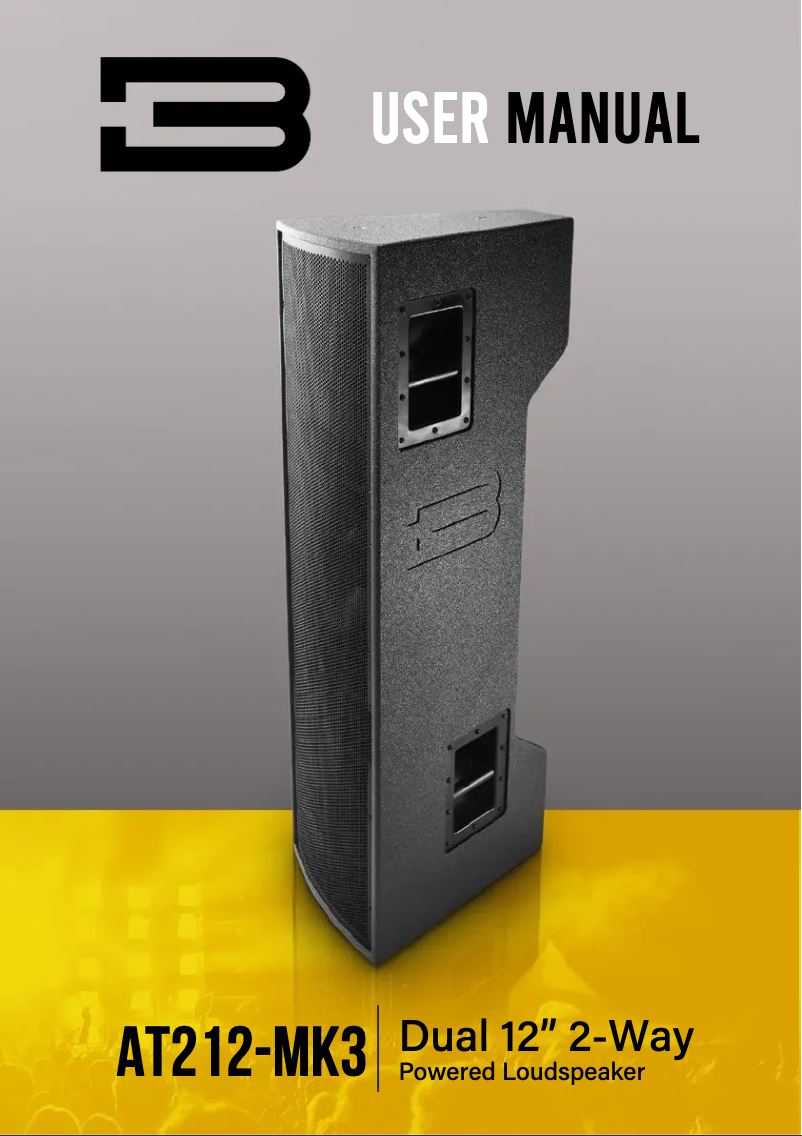 Page n°1 - Manuel utilisateur BASSBOSS AT212-MK3