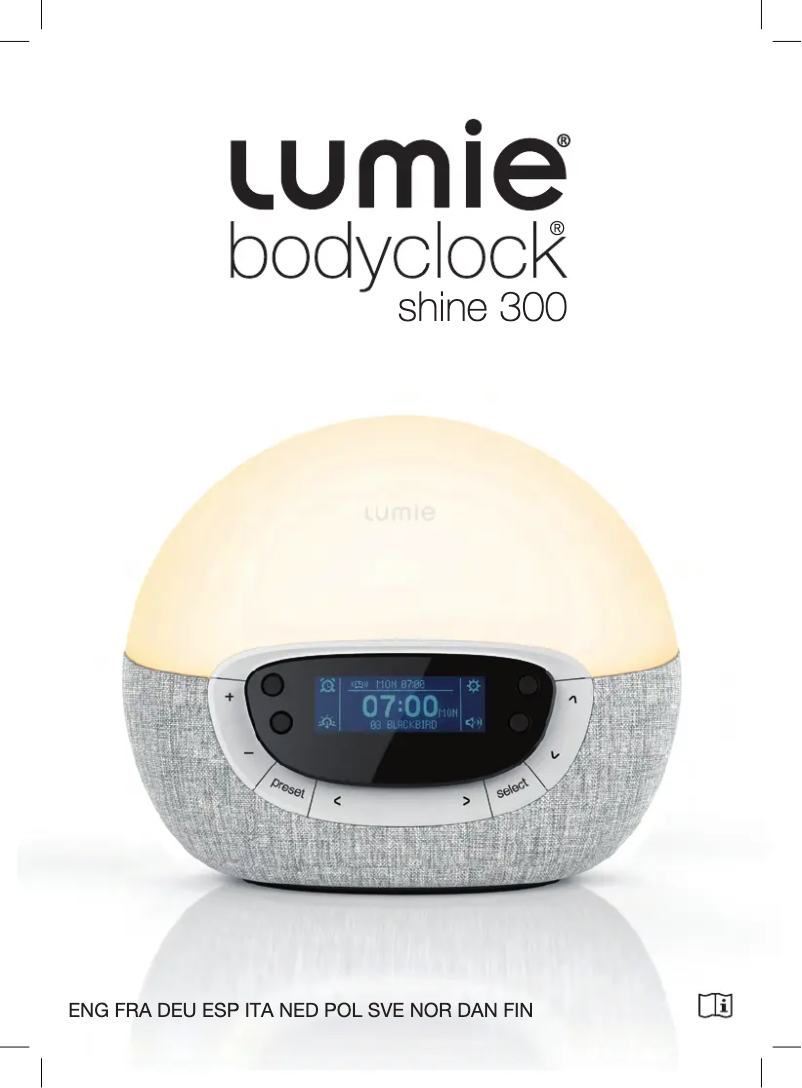 Page n°1 - Manuel utilisateur Lumie Bodyclock Shine 300