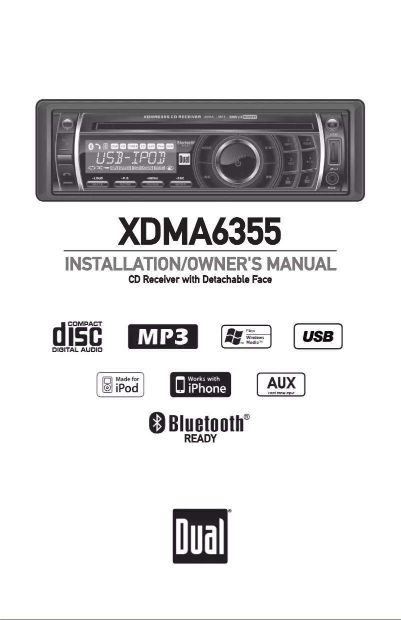 Page n°1 - Manuel utilisateur Dual XDMA6355