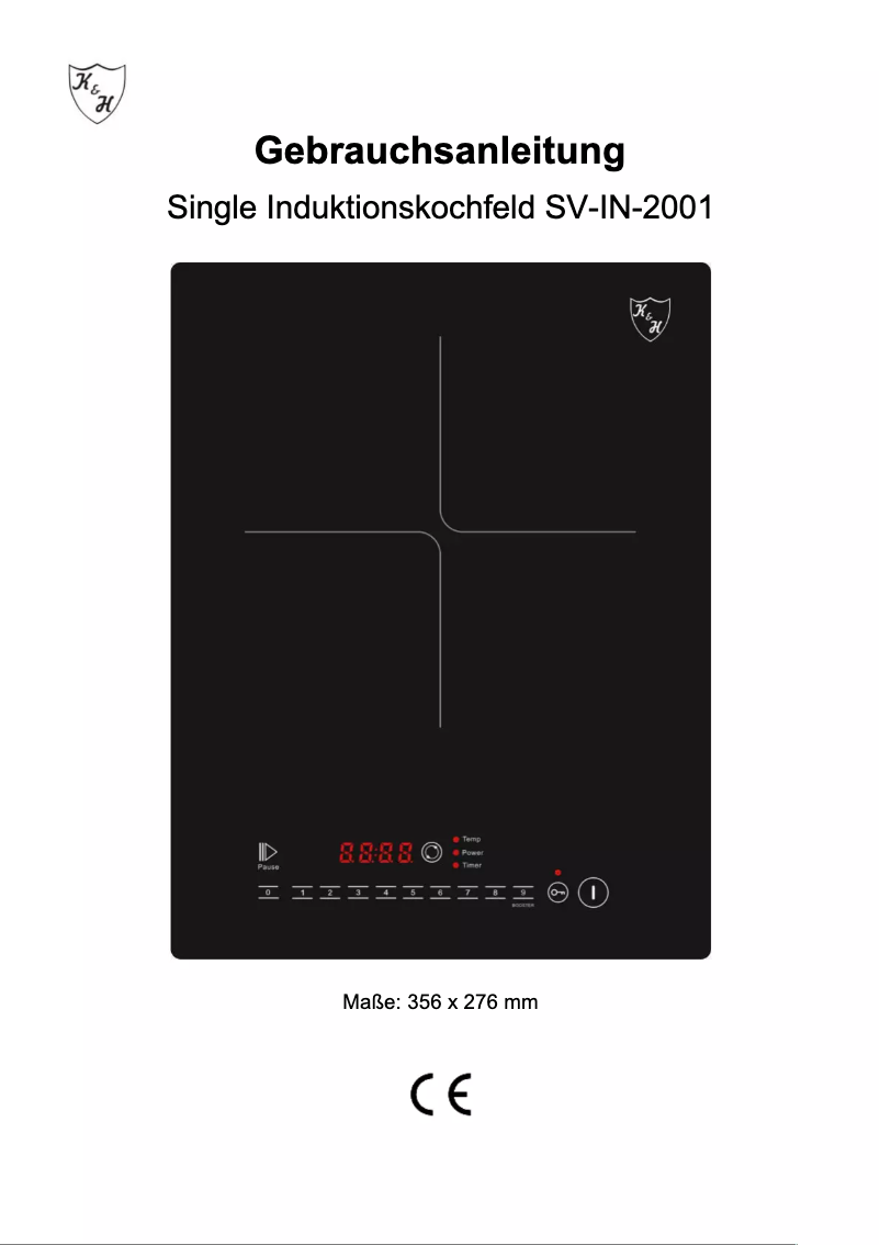 Image de la première page du manuel de l'appareil SV-IN-2001