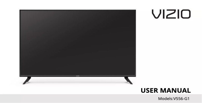Page 1 de la notice Manuel utilisateur VIZIO V556-G1