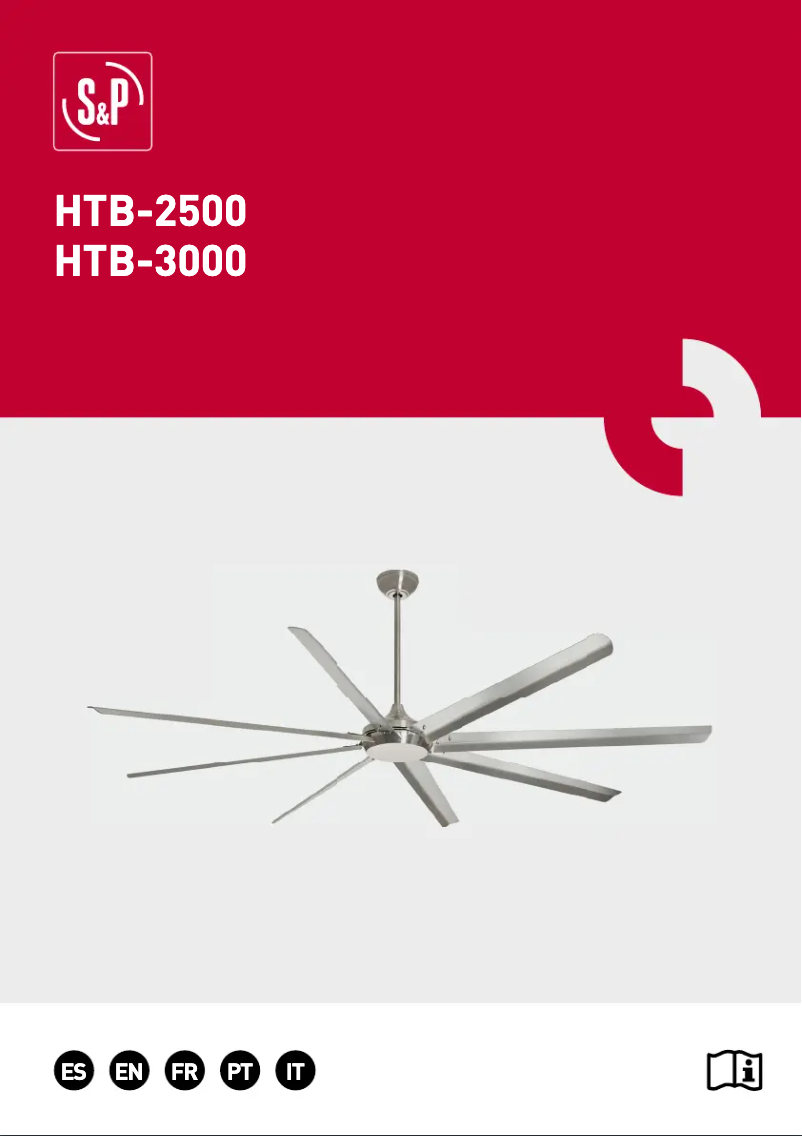 Page n°1 - Manuel utilisateur Soler & Palau HTB-2500