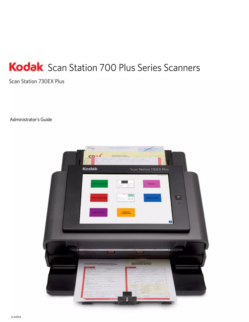 Page 1 de la notice Manuel utilisateur Kodak Alaris 730EX Plus