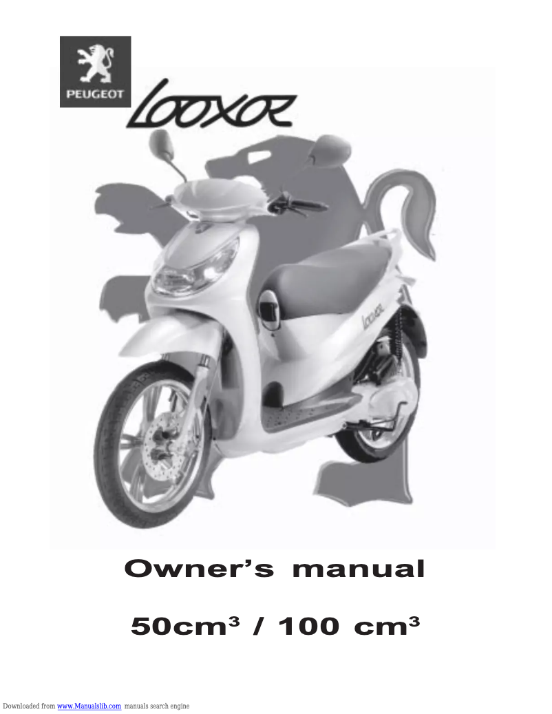 Image de la première page du manuel de l'appareil Looxor 100