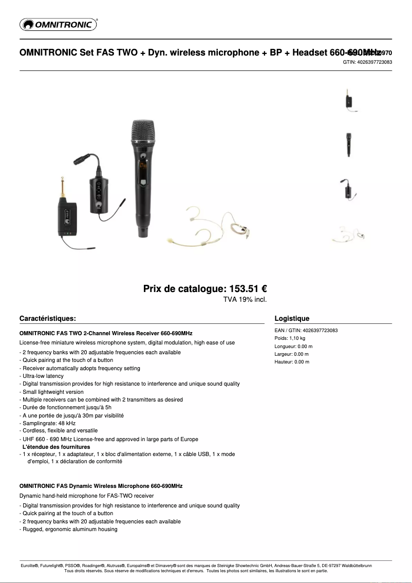 Image de la première page du manuel de l'appareil FAS 2