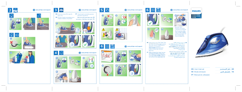 Page 1 of the manual User Manual Philips EasySpeed Plus GC2145