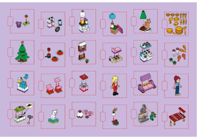 Page 1 de la notice Manuel utilisateur Lego Friends 41040