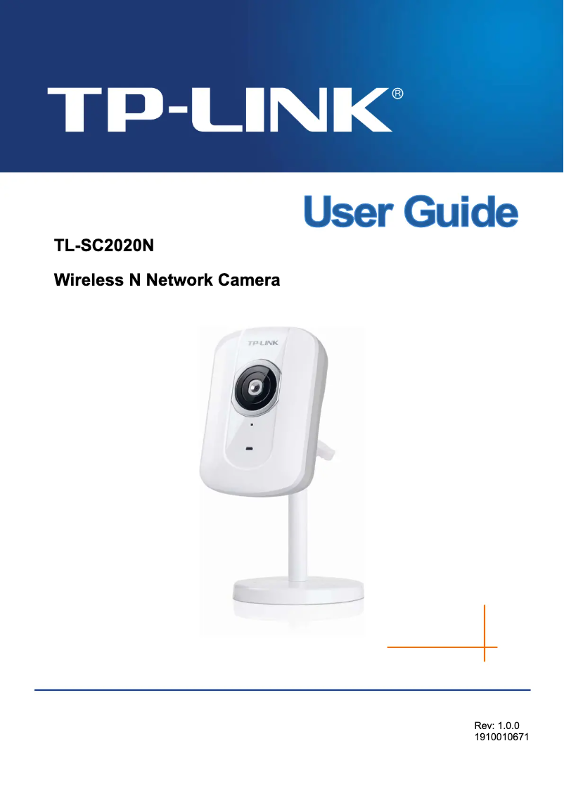 Page n°1 - Manuel utilisateur TP-Link TL-SC2020N