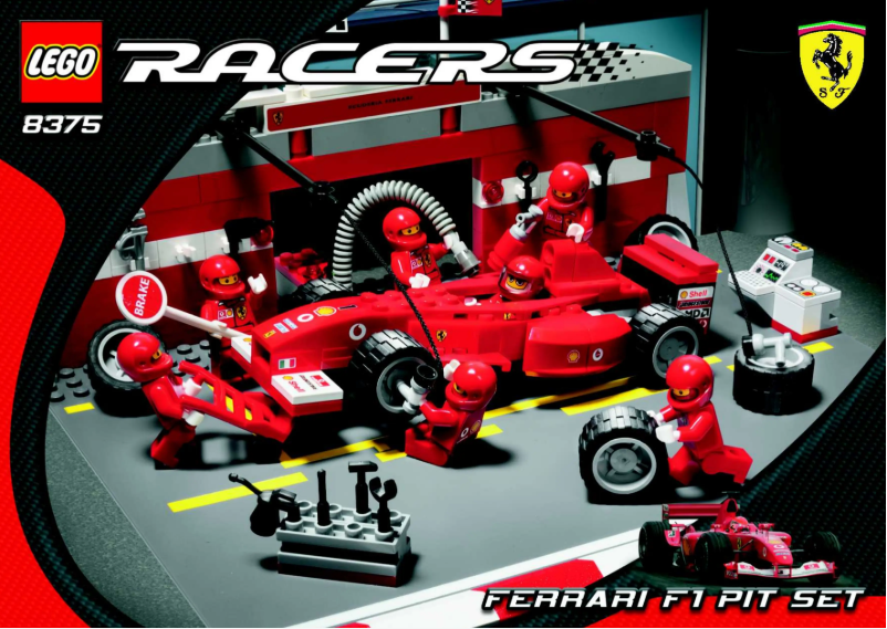 Image de la première page du manuel de l'appareil Ferrari F1 Pit Set