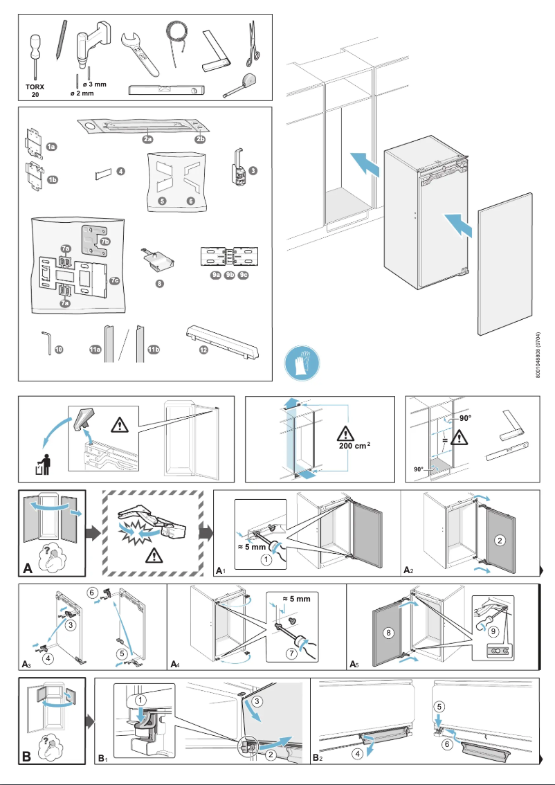 Page n°1 - Guide d'installation Neff KI8828D40