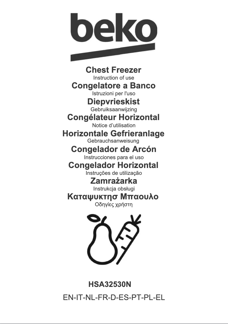 Image de la première page du manuel de l'appareil HSA32530N