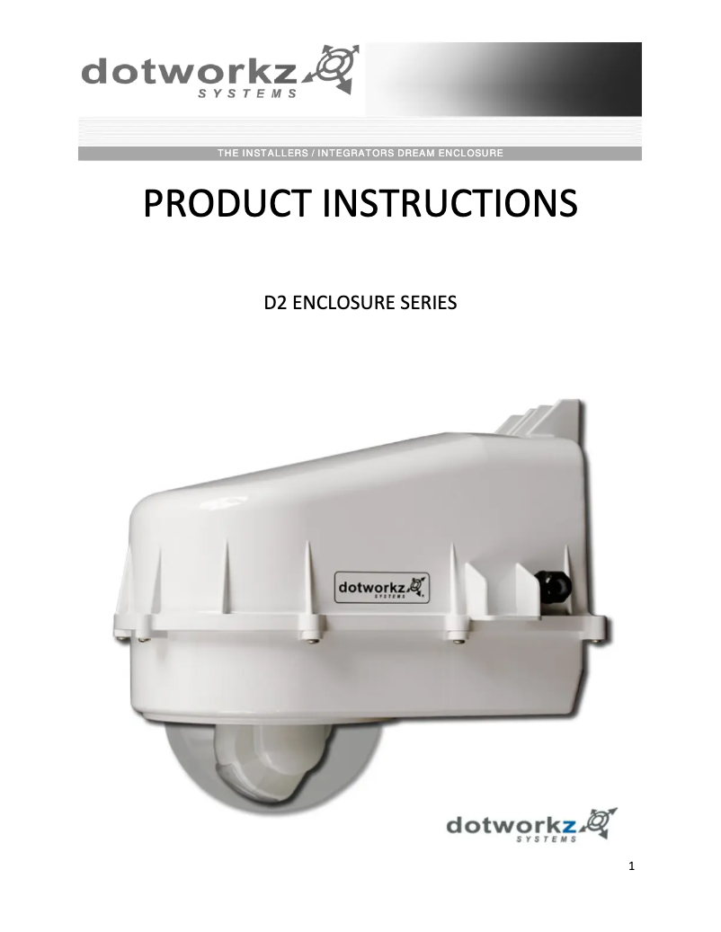 Page 1 de la notice Manuel utilisateur DataVideo D2-BASE-140