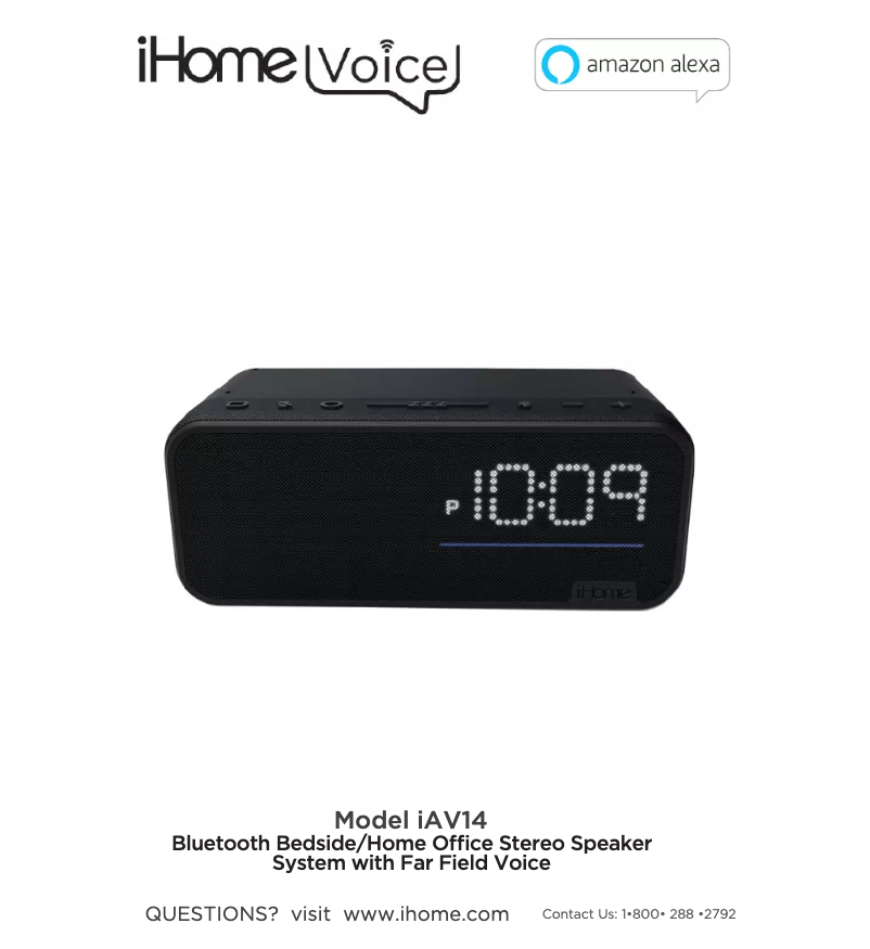 Página 1 del manual Manual de usuario iHome IAV14B