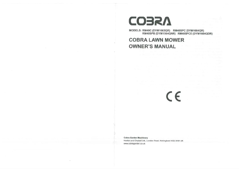 Page 1 de la notice Manuel utilisateur Cobra RM40SPB