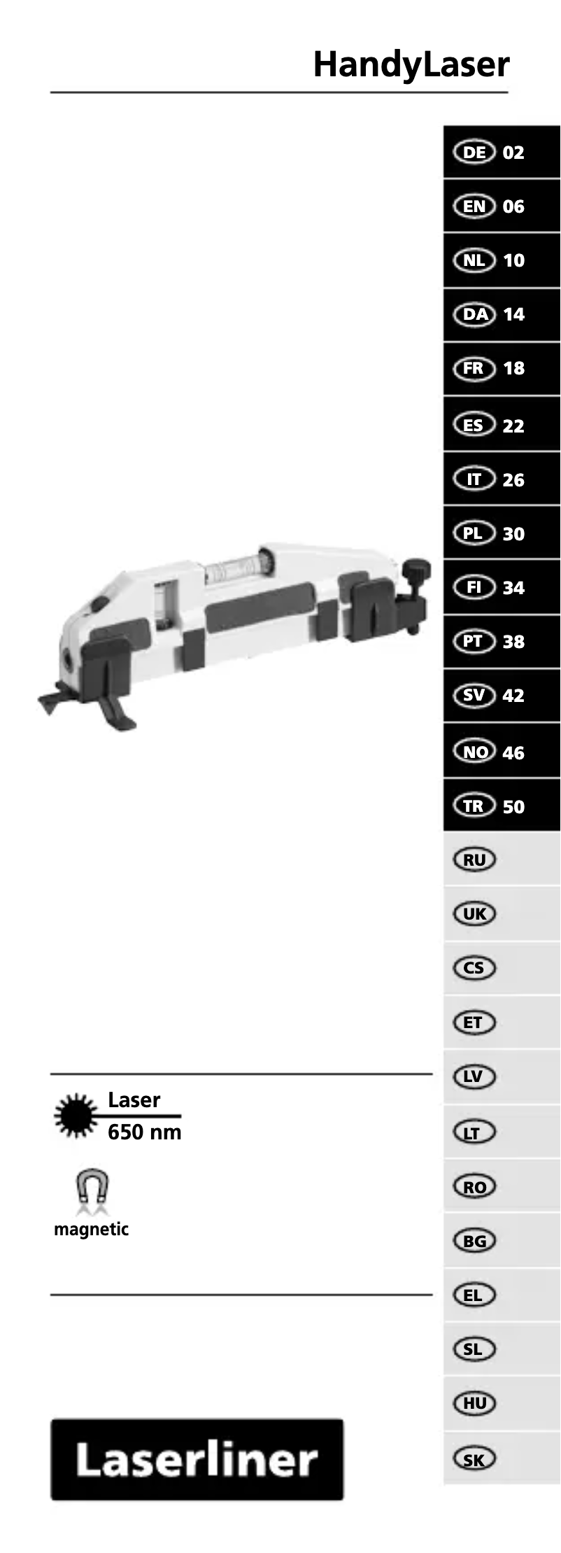 Página 1 del manual Manual de usuario Laserliner HandyLaser