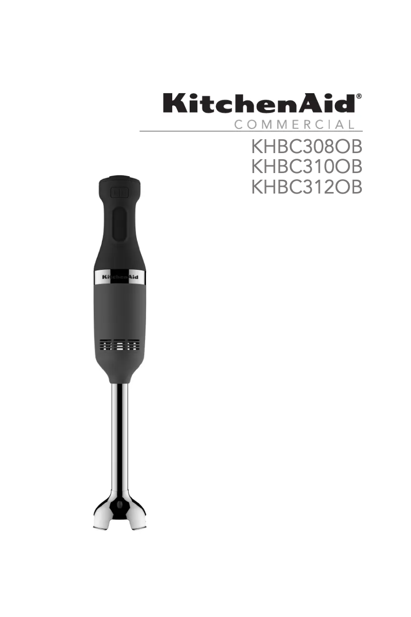 Page n°1 - Manuel utilisateur KitchenAid KHBC310OB