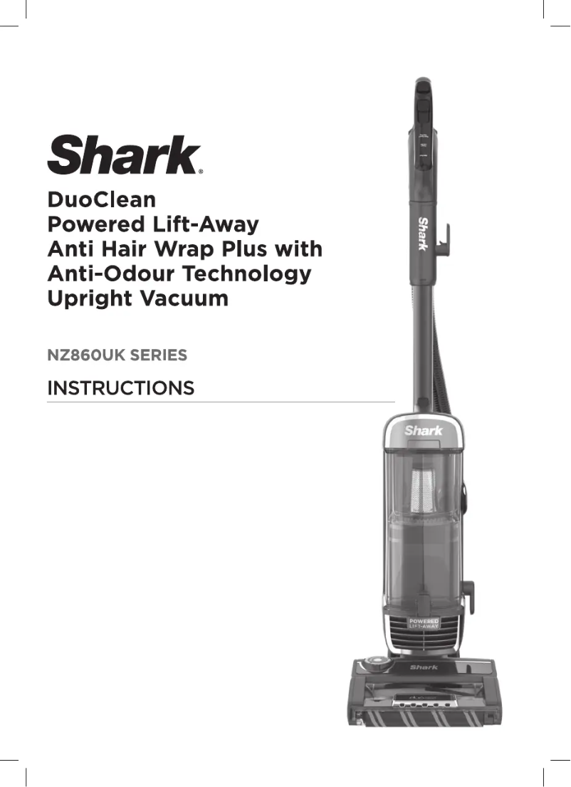 Page 1 de la notice Manuel utilisateur Shark Stratos Anti Hair Wrap Plus NZ860UKQ