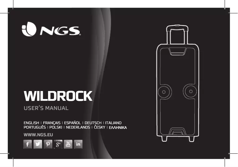 Página 1 del manual Manual de usuario NGS Wildrock