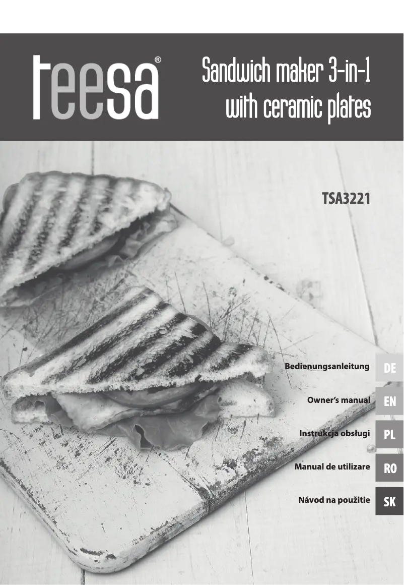 Page 1 de la notice Manuel utilisateur Teesa TSA3221