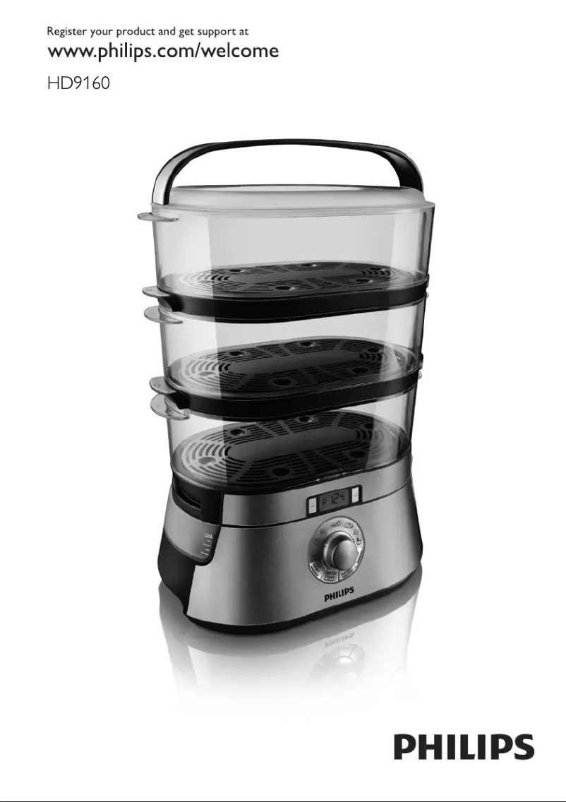 Página 1 del manual Manual de usuario Philips Aluminium Collection HD9160