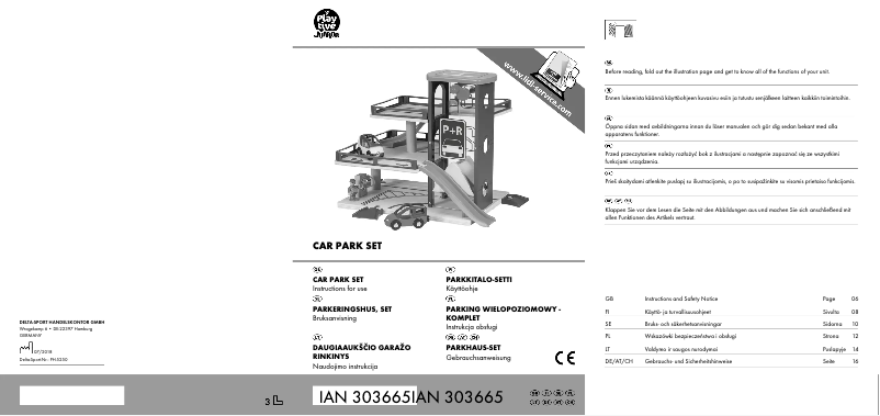 Imagen de la primera página del manual del dispositivo IAN 303665