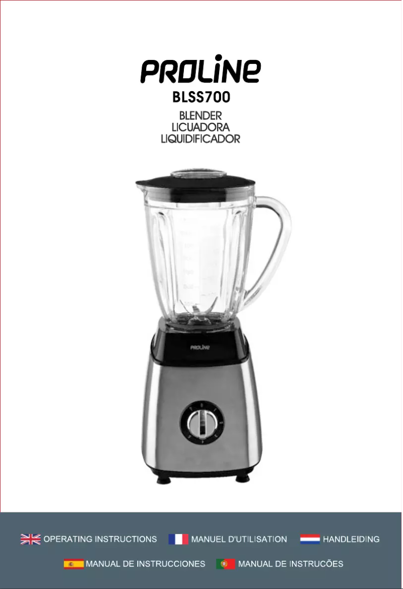 Page 1 de la notice Manuel utilisateur Proline BLSS700