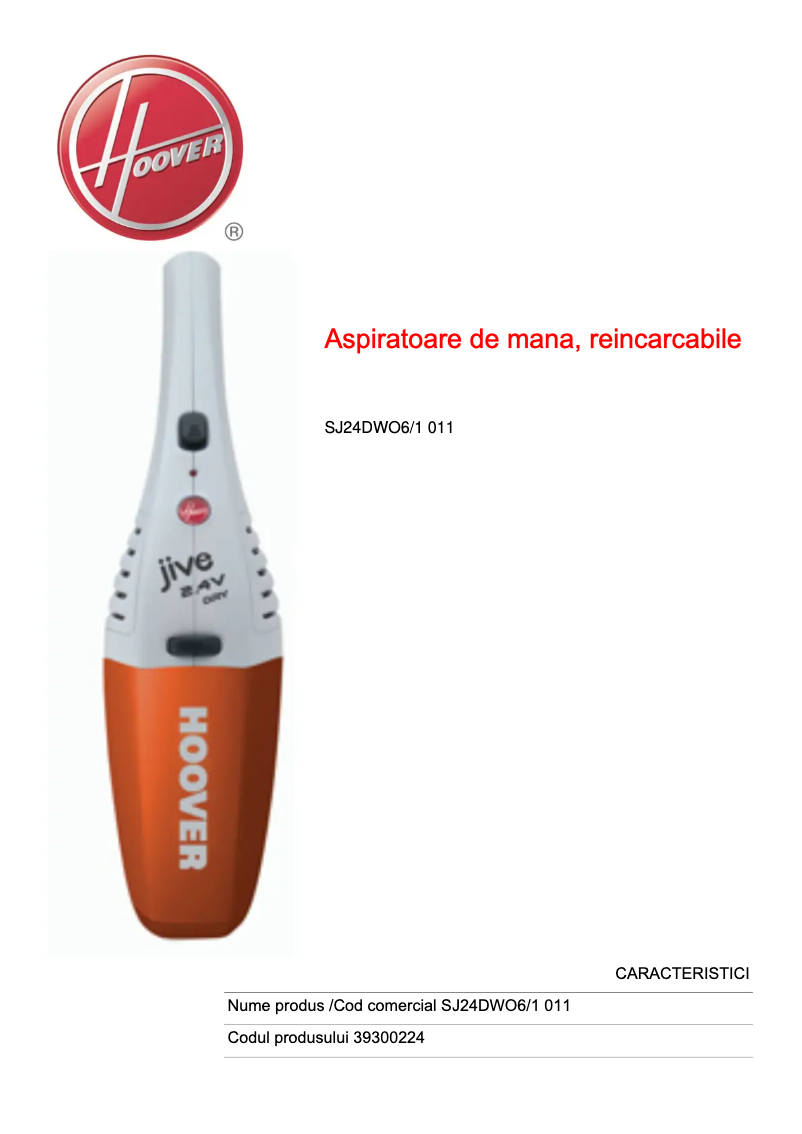 Image de la première page du manuel de l'appareil SJ24DWO6/1 011