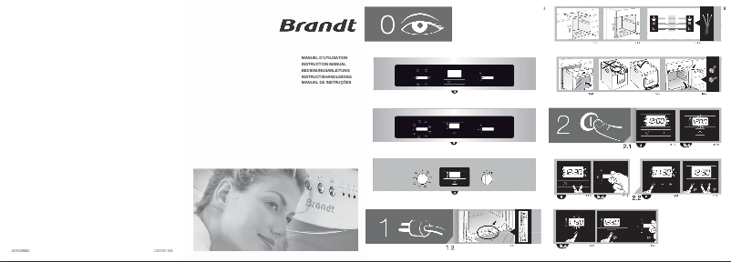 Page n°1 - Manuel utilisateur Brandt FC1132X