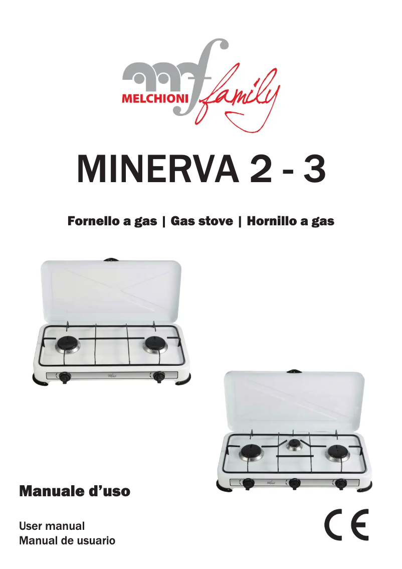 Page 1 de la notice Manuel utilisateur Melchioni Minerva 2