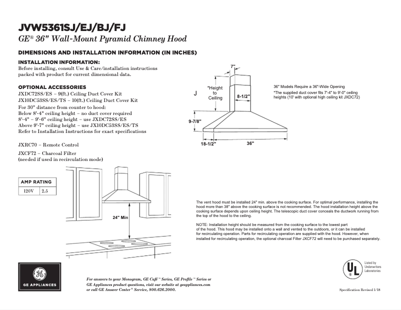Image de la première page du manuel de l'appareil JVW5361FJDS