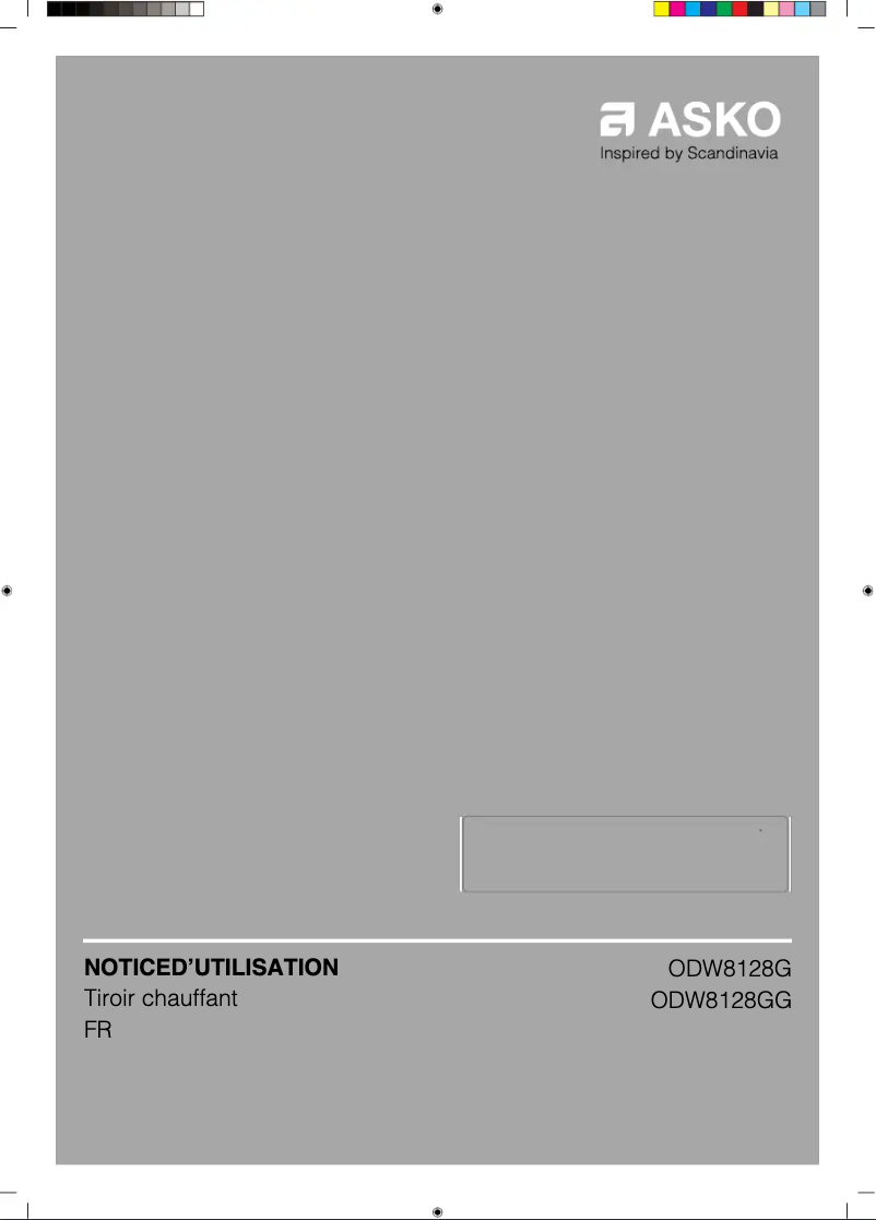 Page 1 de la notice Manuel utilisateur Asko ODW8128G