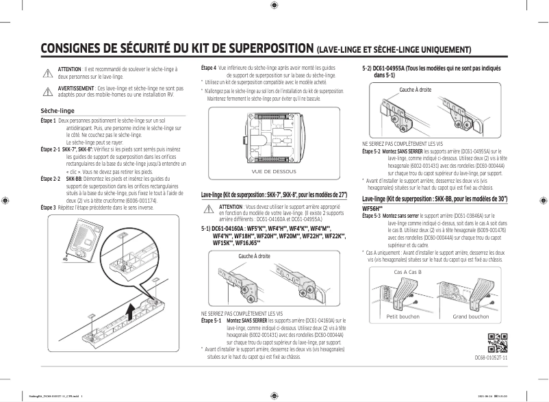 Page 1 de la notice Manuel utilisateur Samsung SK-5A