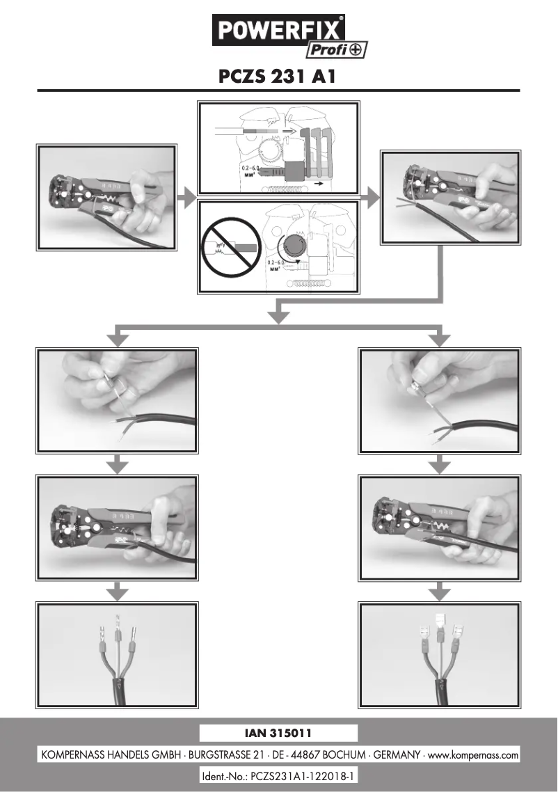 Página 1 del manual Manual de usuario Powerfix IAN 315011