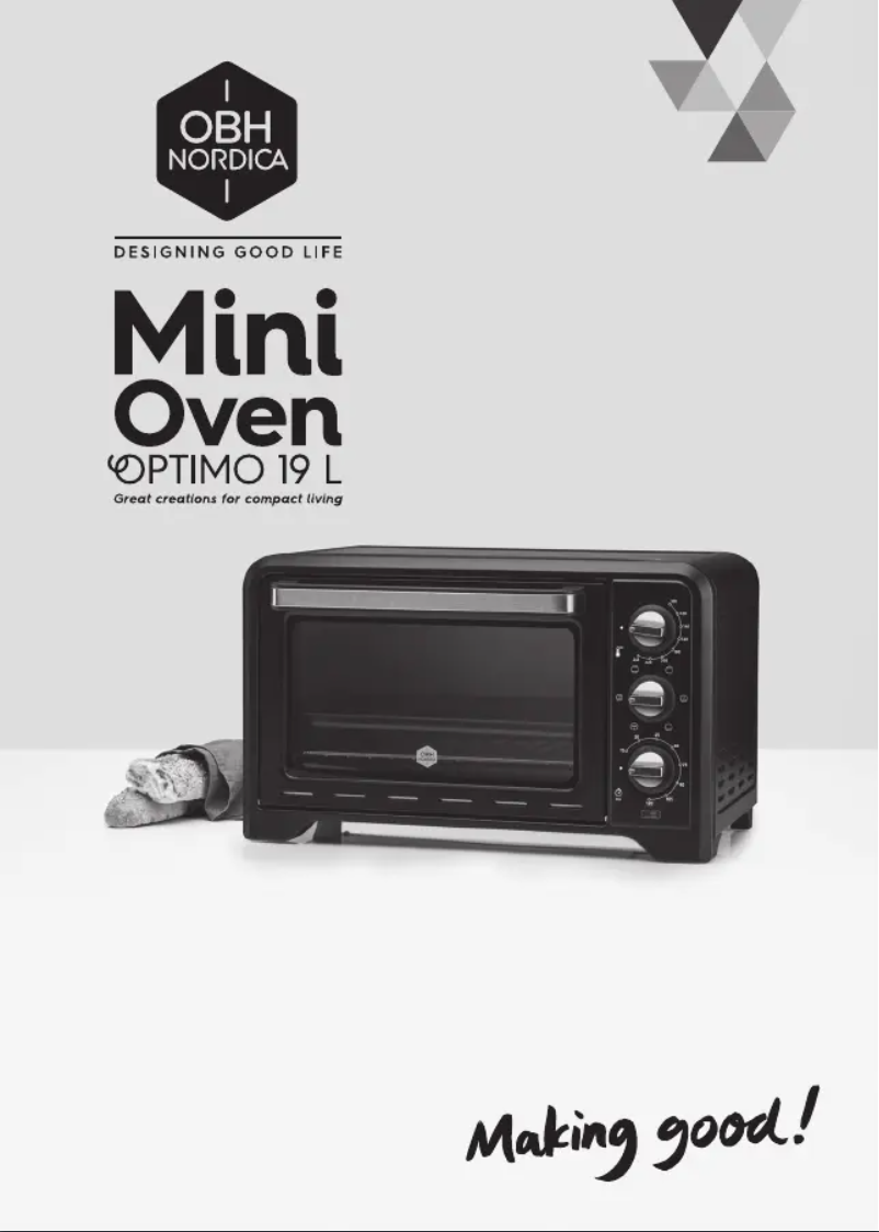 Página 1 del manual Manual de usuario OBH Nordica Optimo NM4448S0