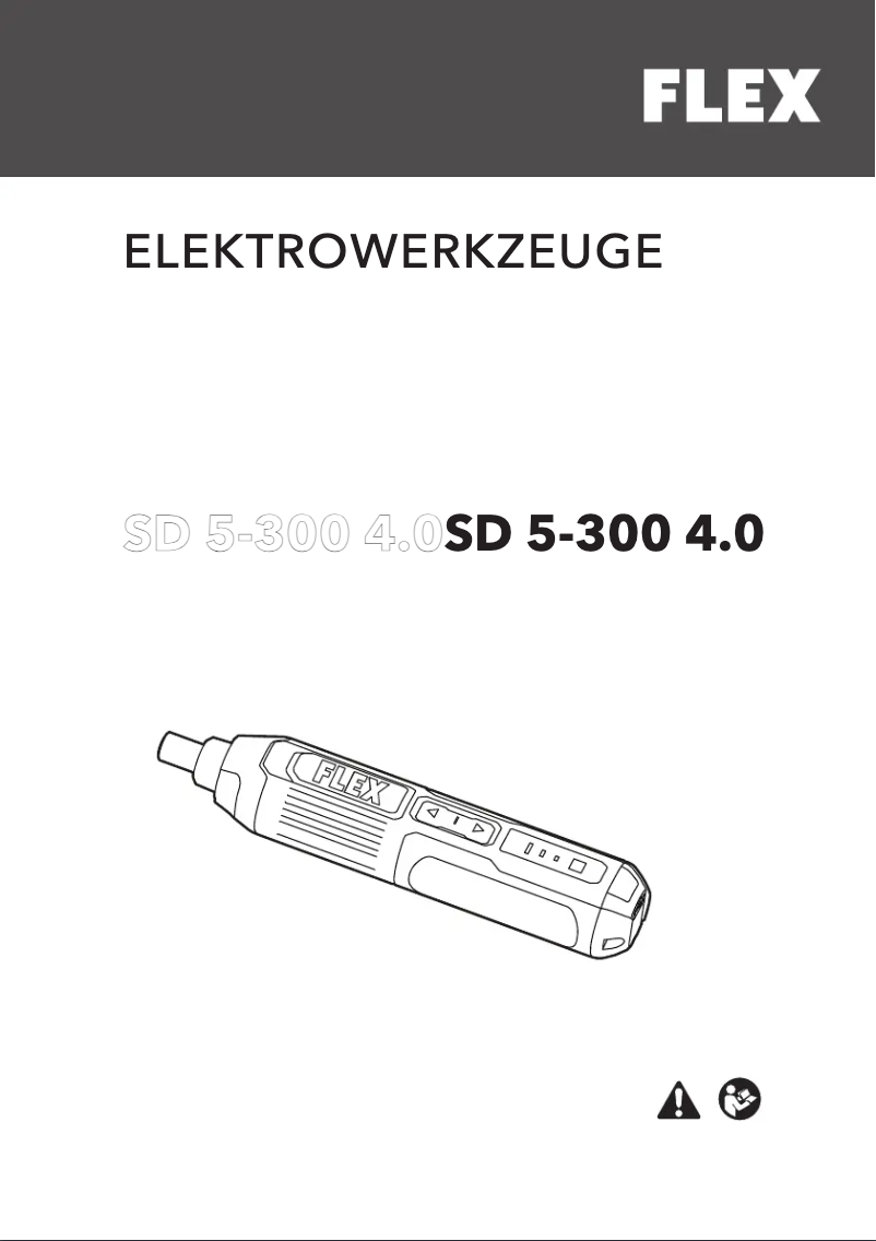 Page 1 de la notice Manuel utilisateur Flex SD 5-300 4.0