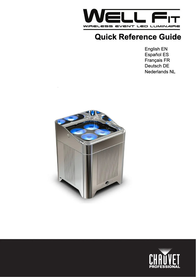 Image de la première page du manuel de l'appareil WELL Fit