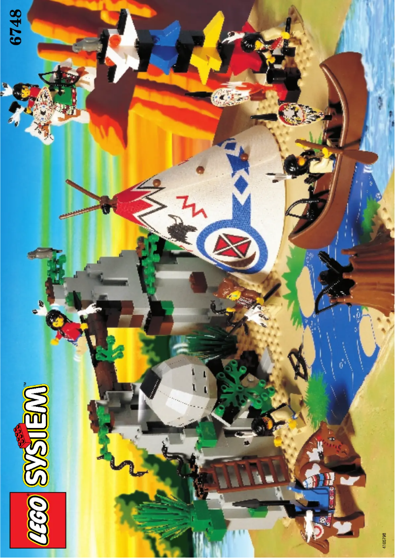 Page 1 de la notice Manuel utilisateur Lego Wild West 6748