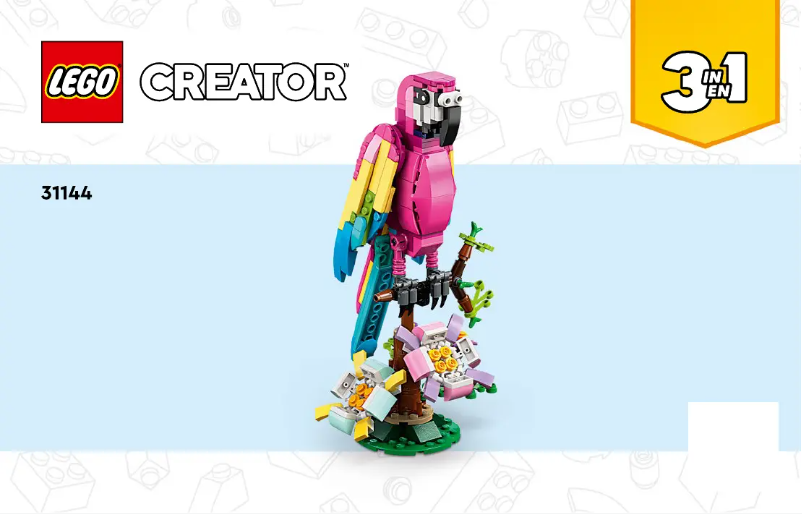 Page 1 de la notice Manuel utilisateur Lego Creator 31144