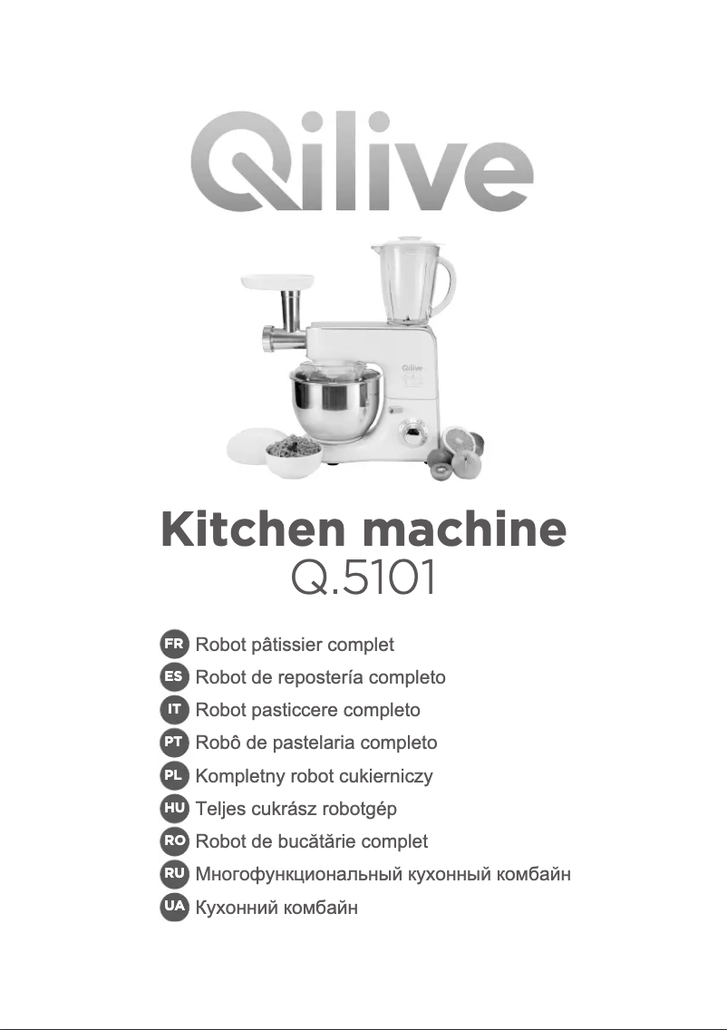 Page 1 de la notice Manuel utilisateur Qilive Q.5101