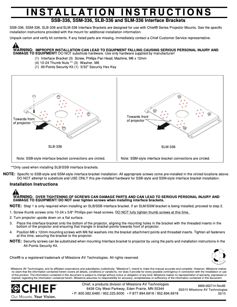 Image de la première page du manuel de l'appareil SSB336