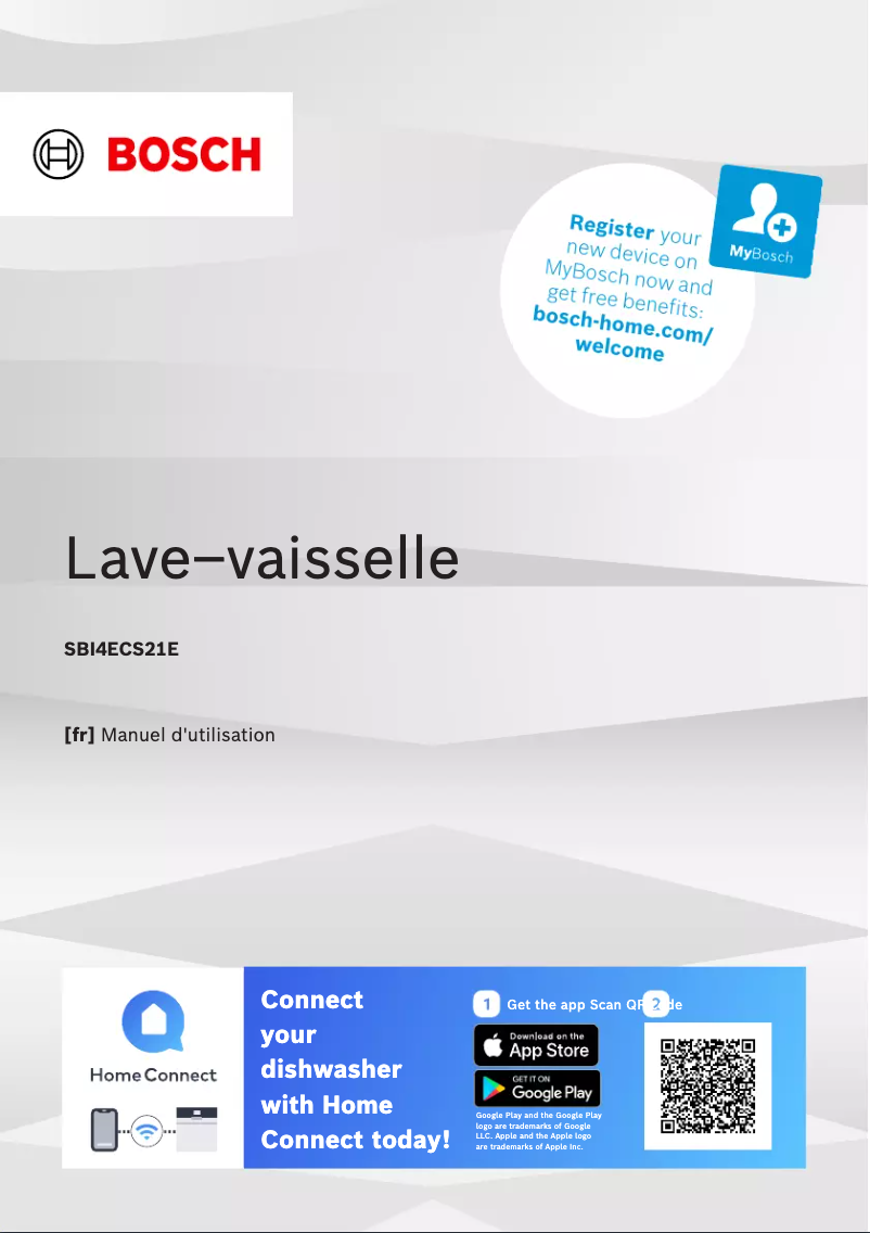 Image de la première page du manuel de l'appareil SBI4ECS21E