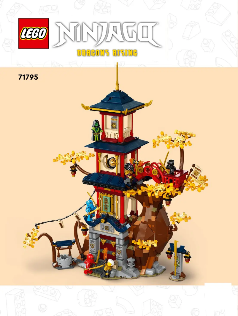 Page 1 de la notice Manuel utilisateur Lego Ninjago 71795
