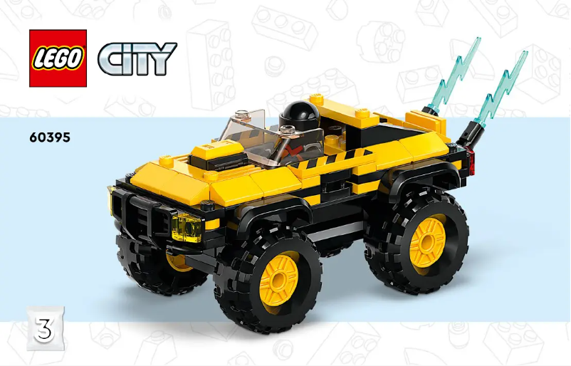 Page 1 de la notice Manuel utilisateur Lego City 60395