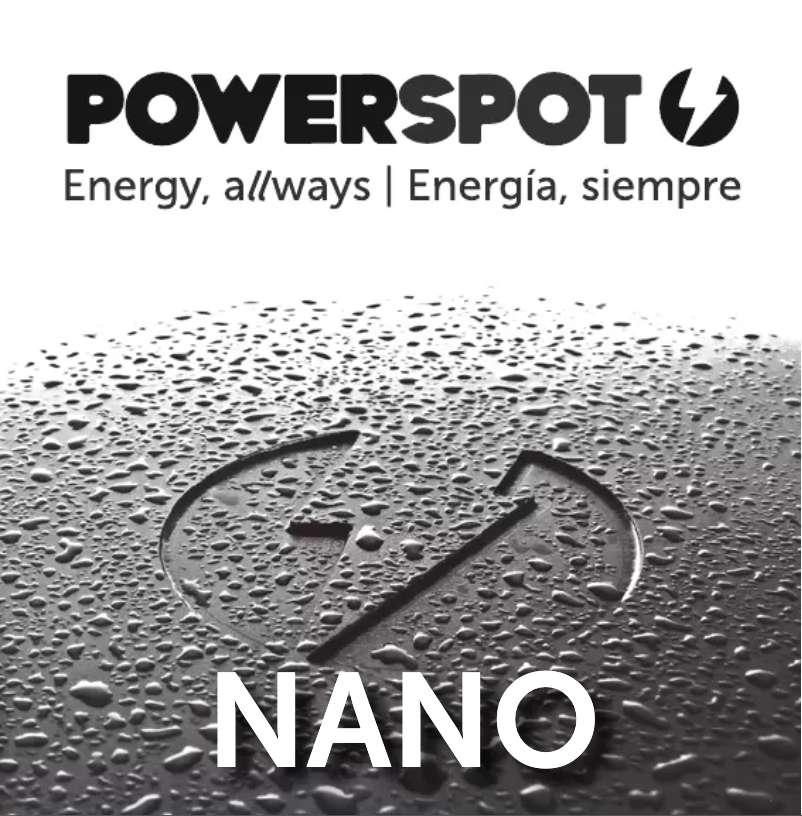 Page 1 de la notice Manuel utilisateur Powerspot Nano