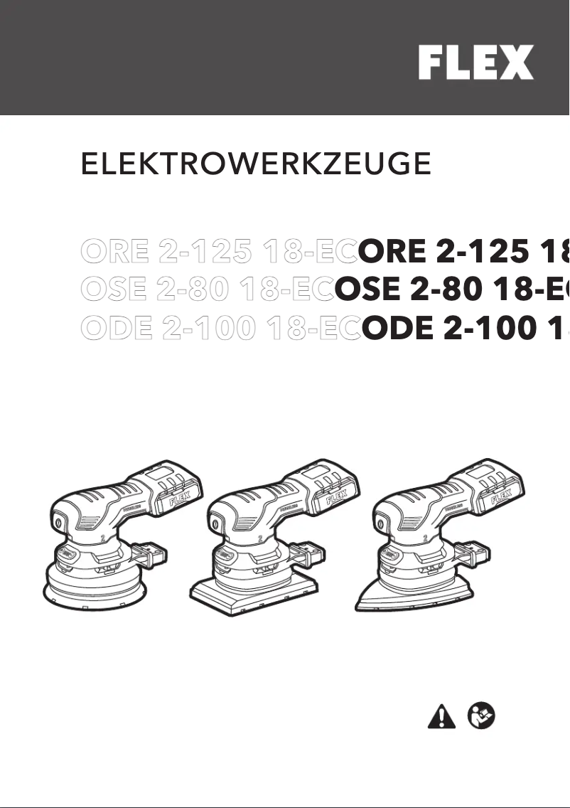 Page n°1 - Manuel utilisateur Flex ODE 2-100 18-EC