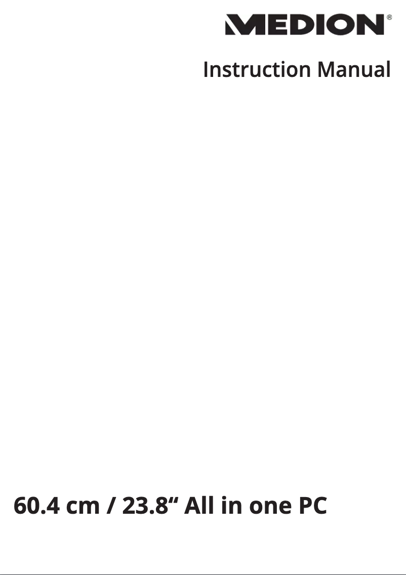 Image de la première page du manuel de l'appareil Akoya E27301