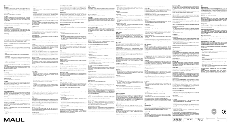 Page 1 de la notice Manuel utilisateur MAUL Parcel S 35