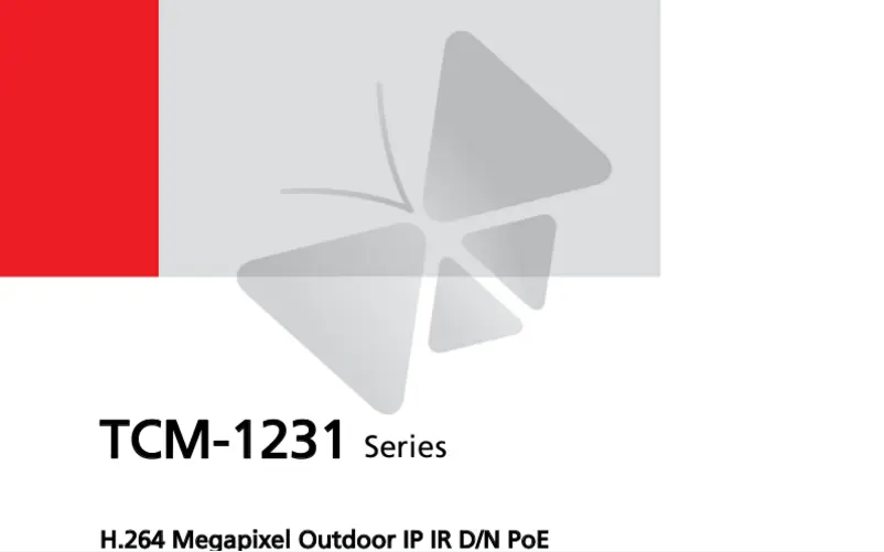 Image de la première page du manuel de l'appareil TCM-1231